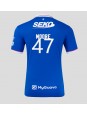 Rangers Mikey Moore #47 Domaci Dres 2025-26 Kratak Rukavima